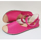 Sandals extra flexible barefoot fuxia