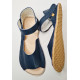 Sandals extra flexible barefoot blu marino