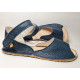 Sandals extra flexible barefoot blu marino