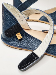 ballerina barefoot sandals extra flexible blu marino