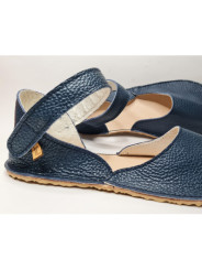 ballerina barefoot sandals extra flexible blu marino