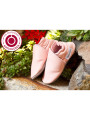 Organic leather slippers - Baby rosa