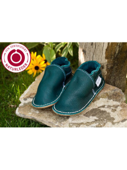 Vegetable tanned leather barefoot shoes • Kids & adults 18–48 • TC