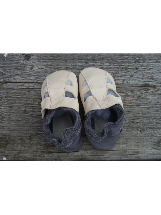 Chaussons été cuir bio combiner vos couleurs