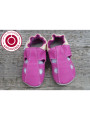 Chaussons été cuir bio pink