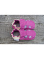 Chaussons été cuir bio pink