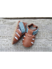 Zippy été cuir bio brown