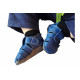 Organic Zippy summer slippers blue