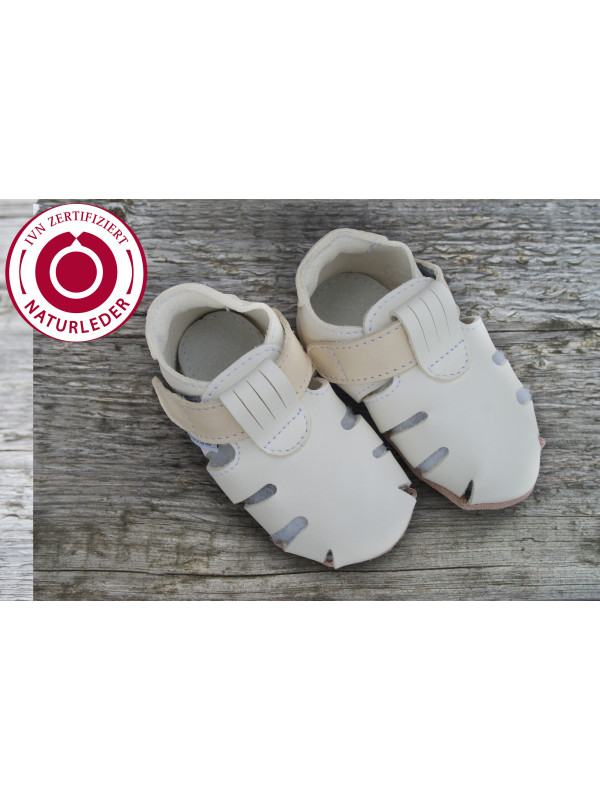 Zippy letné papučky BIO white