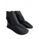 Boots leather minimalist black 