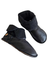 boots ankle leather wool barefoot minimalist man woman winter
