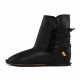 Boots leather minimalist black 