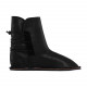 Boots leather minimalist black 