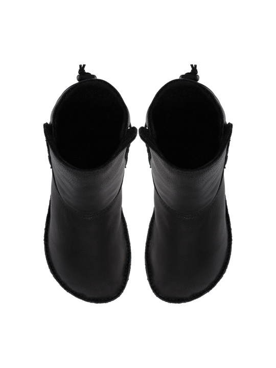 boots ankle leather wool barefoot minimalist man woman winter