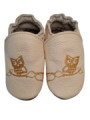 Chaussons cuir à personnaliser