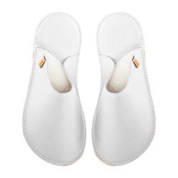 Handmade leather slippers clogs