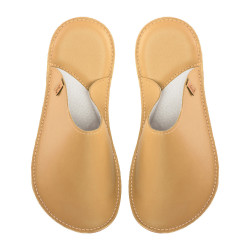 Handmade leather slippers clogs