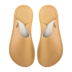 Handmade leather slippers clogs