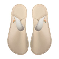 Handmade leather slippers clogs