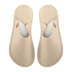 Handmade leather slippers clogs