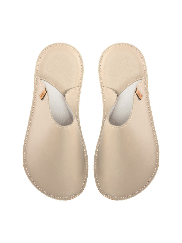 našuchovacie kožené papuče 