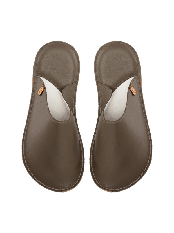 Handmade leather slippers clogs