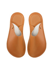 pantoufles en cuir