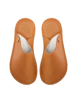 Handmade leather slippers clogs