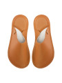 pantoufles en cuir
