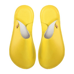 Handmade leather slippers clogs