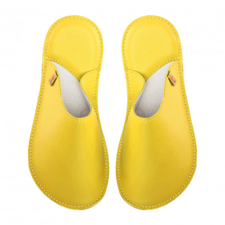 Handmade leather slippers clogs