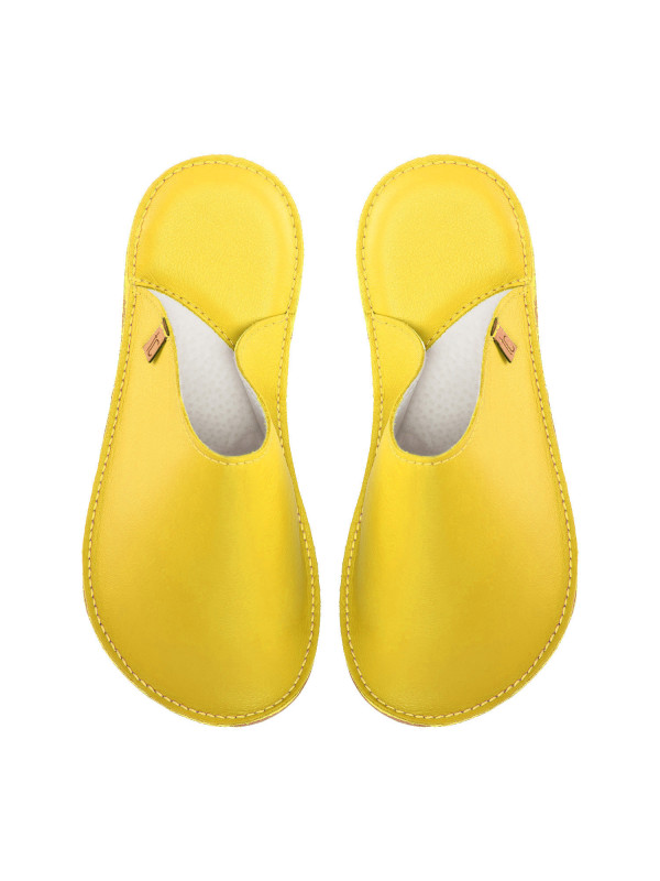 Handmade leather slippers clogs