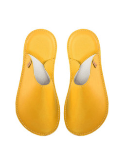 našuchovacie kožené papuče 