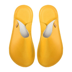 Handmade leather slippers clogs