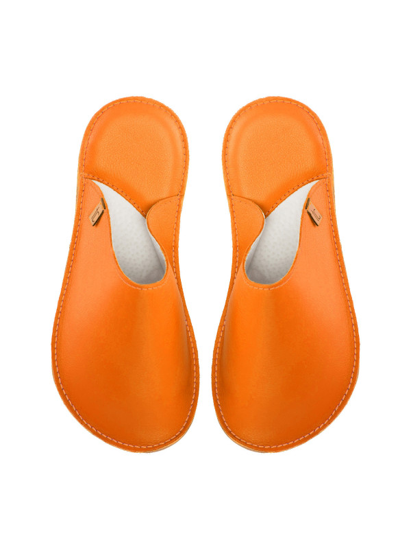 Handmade leather slippers clogs