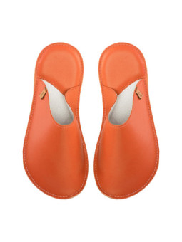 Handmade leather slippers clogs