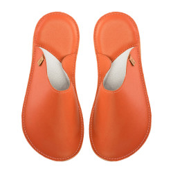 Handmade leather slippers clogs