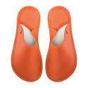 leather clog slippers corallo