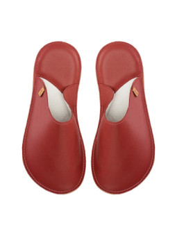 našuchovacie kožené papuče 