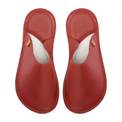 Handmade leather slippers clogs