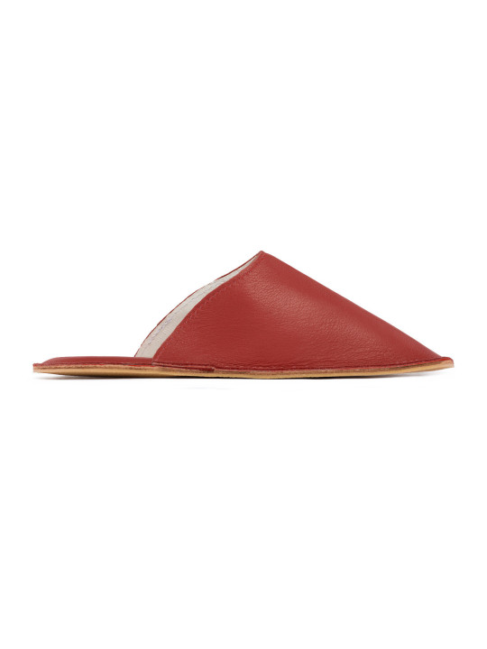 Handmade leather slippers clogs