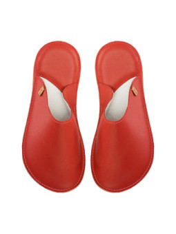 našuchovacie kožené papuče 