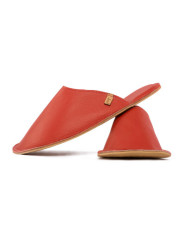 Handmade leather slippers clogs