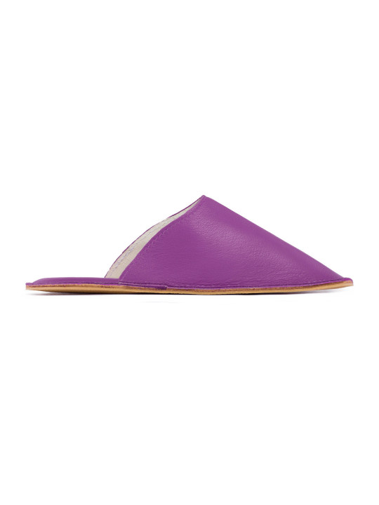 Handmade leather slippers clogs