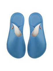 Handmade leather slippers clogs