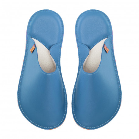Handmade leather slippers clogs