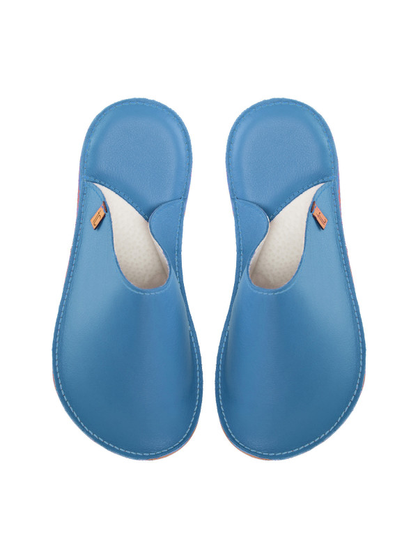 Handmade leather slippers clogs