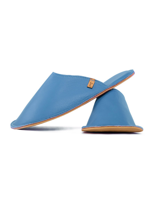 Handmade leather slippers clogs