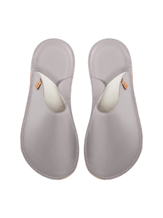 Handmade leather slippers clogs