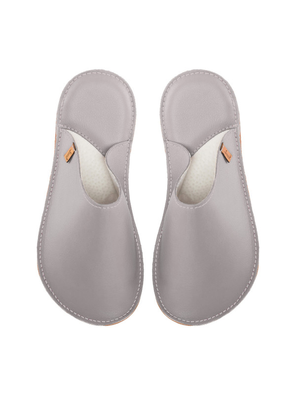 Handmade leather slippers clogs